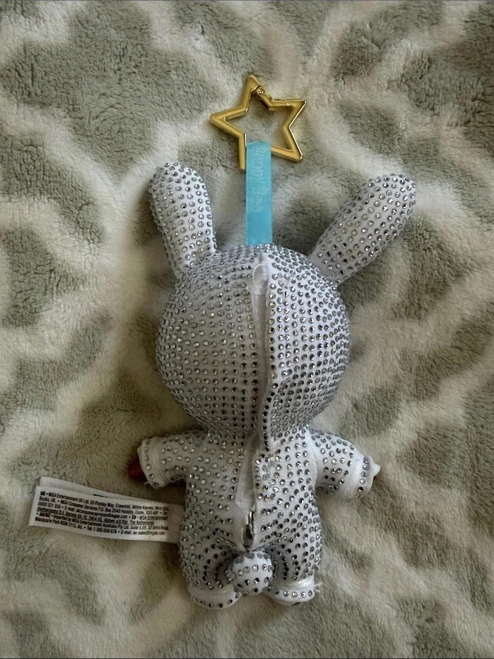 Bratz Babyz Bunny Doll Rhinestone Silver Holiday Ornament NWT
